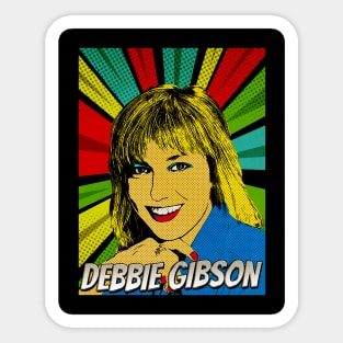 Debbie Gibson Pop Art Design // Fan Art Sticker